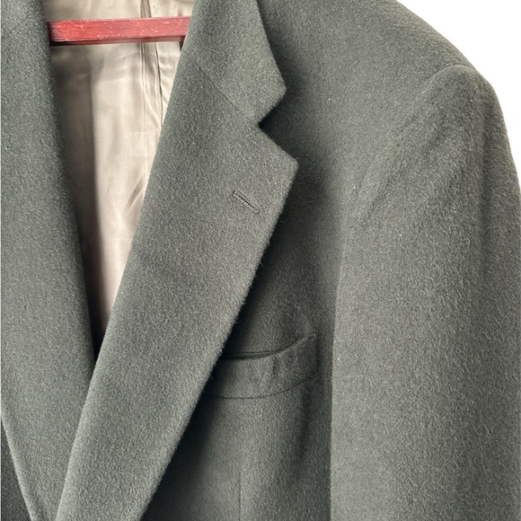 EUC RALPH LAUREN VINTAGE CAMEL HAIR BLAZER. Emerald green - Picture 3 of 14